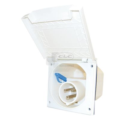 Socle encastrable mâle CEE 17
